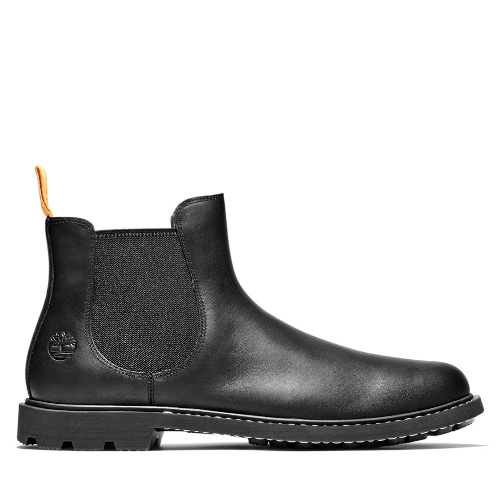 Bocanci Chelsea Timberland Barbati Negrii - Belanger Ek+ Piele - Romania - PAEUFR703